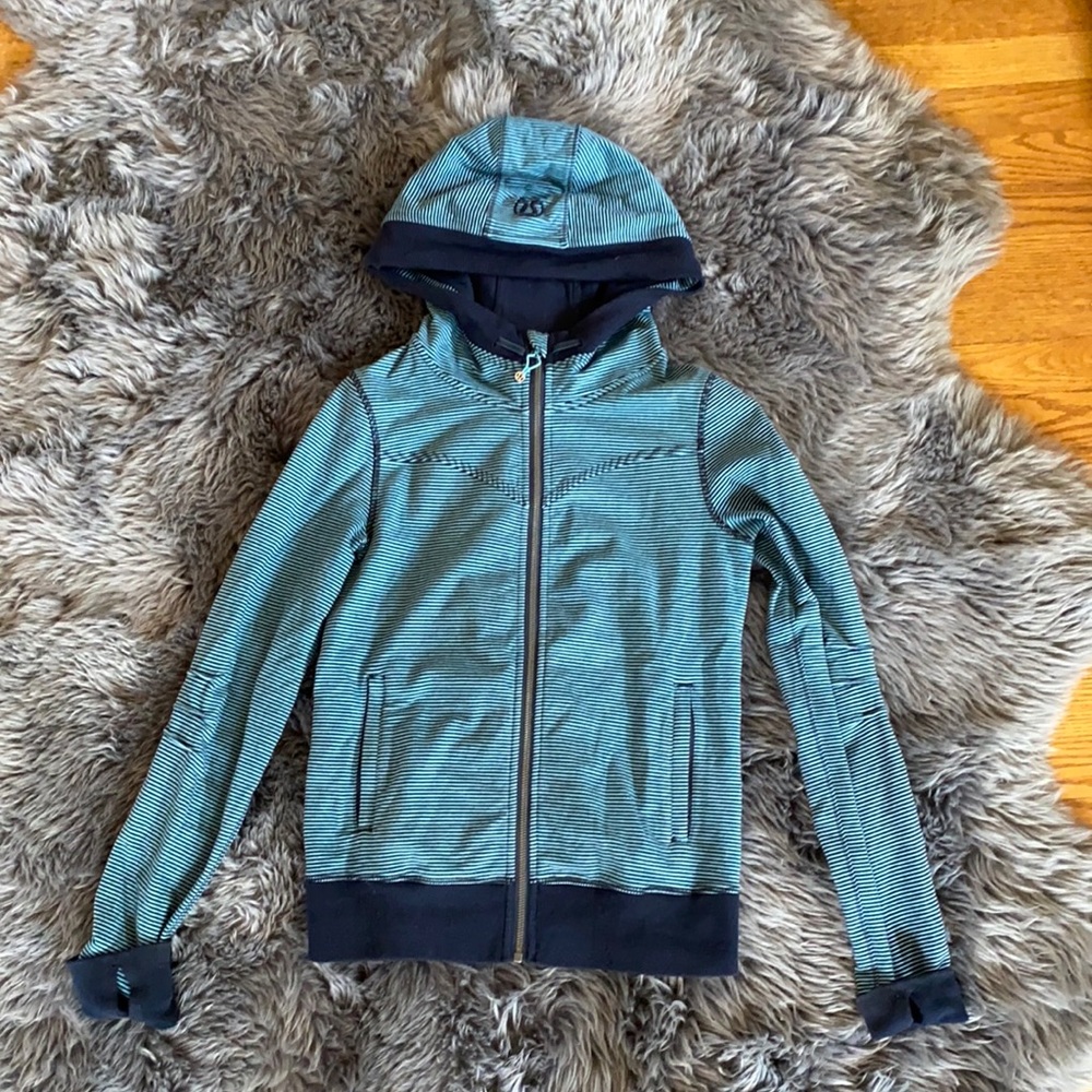 lululemon athletica Blue and Black Jacket
